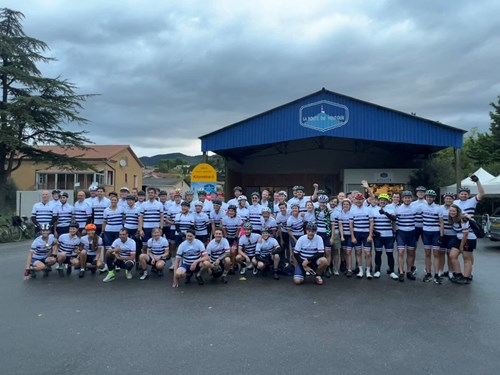 Groepsfoto bij Bedoin